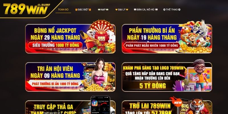Khuyến Mãi 789WIN Cơ Hội Vàng Cho Hội Viên Giành Thắng Lợi 1 Giới thiệu về các chương trình khuyến mãi 789WIN siêu HOT
